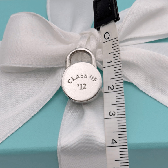 Tiffany & Co. Sterling Silver Class Of 2012 Lock Charm Or Pendant W/ Pouch - Picture 3 of 8